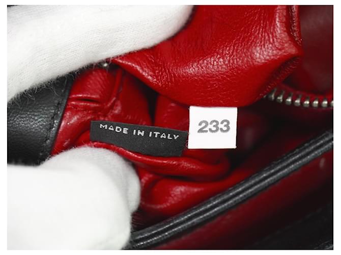 Prada Compartment Chain Flap Nappa Gaufre Small Nero - vista 6