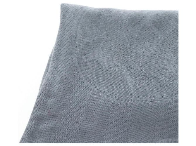 Hermès HERMES Neuer Libris Schal Kaschmir Grau Auth bs36055 Braun - Ansicht 8
