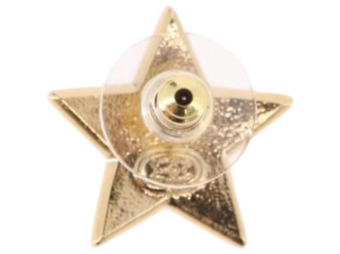 CHANEL Star Coco Mark Pierce Metal Gold Tone CC Auth SW2654SAM - vista 3