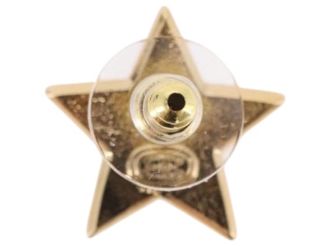 CHANEL Star Coco Mark Pierce Metal Gold Tone CC Auth SW2654SAM - vista 7