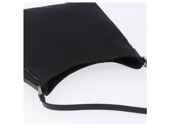 Borsa a tracolla FENDI Zucchino Canvas Nera Argento 8BR169 Auth 192840 Nero - vista 6