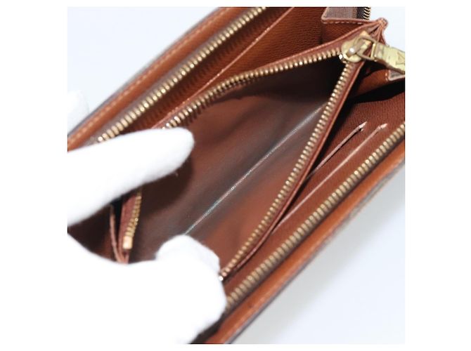 LOUIS VUITTON Monogram Porte Monnaie Zip Long Wallet M61727 LV Auth bs36107 Monogramma - vista 10