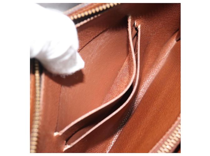 LOUIS VUITTON Monogram Porte Monnaie Zip Long Wallet M61727 LV Auth bs36107 Monogramma - vista 11
