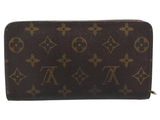 LOUIS VUITTON Monogram Porte Monnaie Zip Long Wallet M61727 LV Auth bs36107 Monogramma - vista 2