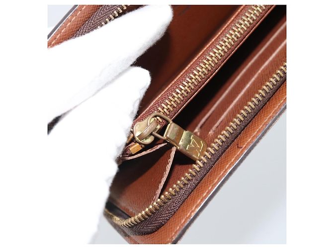 LOUIS VUITTON Monogram Porte Monnaie Zip Long Wallet M61727 LV Auth bs36107 Monogramma - vista 20
