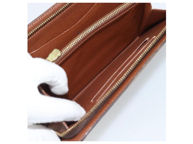LOUIS VUITTON Monogram Porte Monnaie Zip Long Wallet M61727 LV Auth bs36107 Monogramma - vista 21