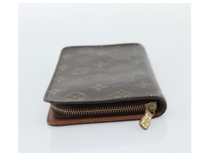 LOUIS VUITTON Monogram Porte Monnaie Zip Long Wallet M61727 LV Auth bs36107 Monogramma - vista 3