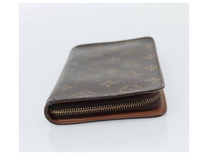 LOUIS VUITTON Monogram Porte Monnaie Zip Long Wallet M61727 LV Auth bs36107 Monogramma - vista 4