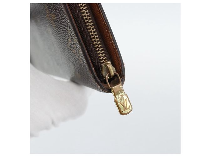 LOUIS VUITTON Monogram Porte Monnaie Zip Long Wallet M61727 LV Auth bs36107 Monogramma - vista 8