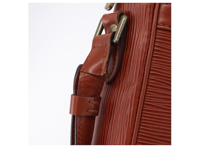 LOUIS VUITTON Borsa a Spalla Epi Danube Marrone M51694 LV Auth BA14360 - vista 9