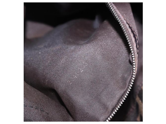 FENDI Zucca Canvas Handtasche Braun Silber Auth 192690A - Ansicht 12
