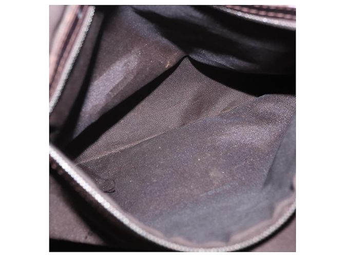 FENDI Zucca Canvas Handtasche Braun Silber Auth 192690A - Ansicht 21