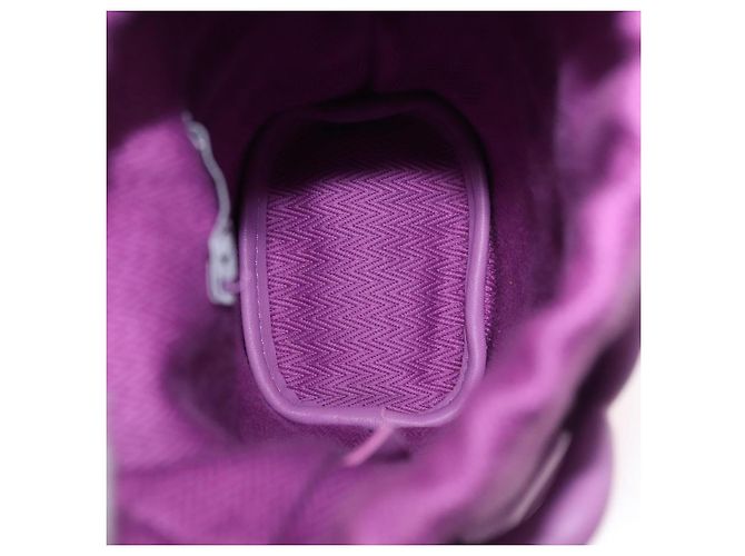 Borsa a tracolla LOEWE Inflatable Pocket Bag in tela viola Auth 191480M Porpora - vista 10