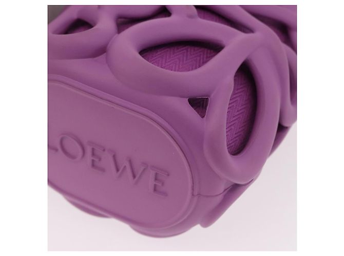 Borsa a tracolla LOEWE Inflatable Pocket Bag in tela viola Auth 191480M Porpora - vista 16