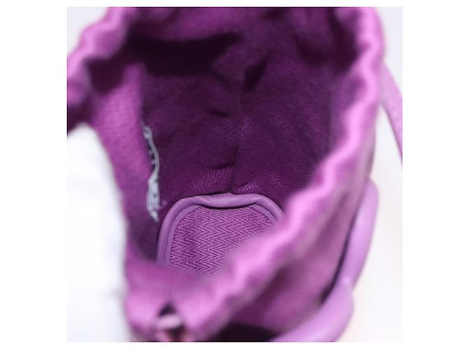 Borsa a tracolla LOEWE Inflatable Pocket Bag in tela viola Auth 191480M Porpora - vista 20
