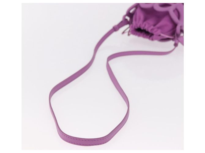 Borsa a tracolla LOEWE Inflatable Pocket Bag in tela viola Auth 191480M Porpora - vista 8
