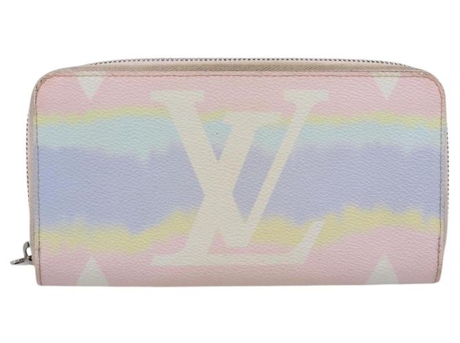 LOUIS VUITTON Cartera Zippy Monogram Escal Cartera Larga Rosa M69110 LV Auth 190680 - vista 13