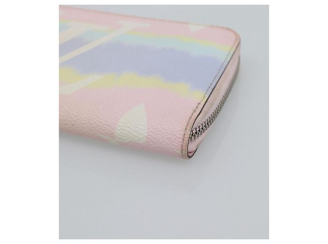 LOUIS VUITTON Cartera Zippy Monogram Escal Cartera Larga Rosa M69110 LV Auth 190680 - vista 14