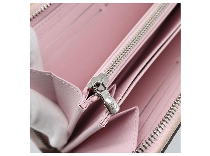 LOUIS VUITTON Cartera Zippy Monogram Escal Cartera Larga Rosa M69110 LV Auth 190680 - vista 20