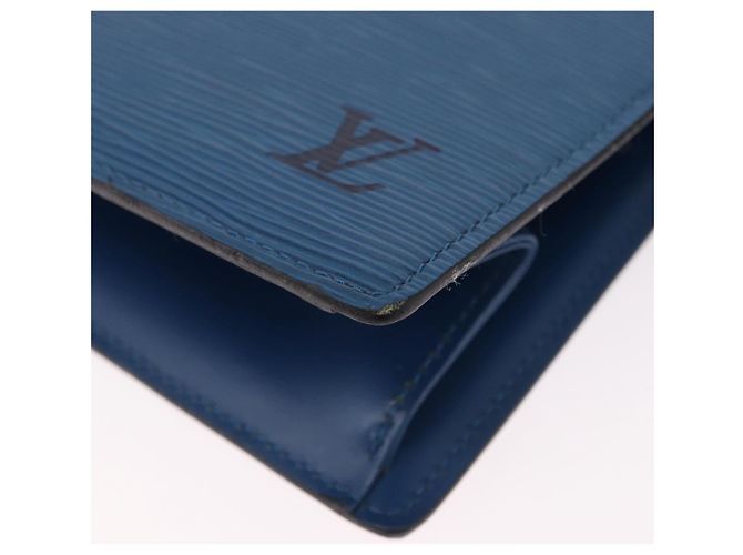 LOUIS VUITTON Epi Trousse Crete Pouch Blue M48405 LV Auth mr2757 - vista 14