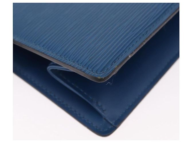 LOUIS VUITTON Epi Trousse Crete Pouch Blue M48405 LV Auth mr2757 - vista 15