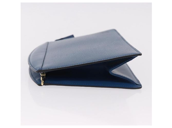 LOUIS VUITTON Epi Trousse Crete Pouch Blue M48405 LV Auth mr2757 - vista 4