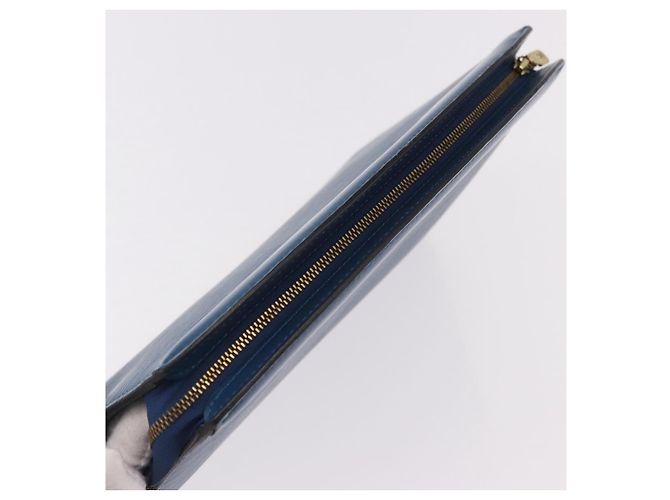 LOUIS VUITTON Epi Trousse Crete Pouch Blue M48405 LV Auth mr2757 - vista 5