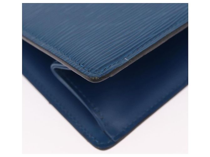LOUIS VUITTON Epi Trousse Crete Pouch Blue M48405 LV Auth mr2757 - vista 7