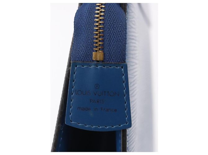 LOUIS VUITTON Epi Trousse Crete Pouch Blue M48405 LV Auth mr2757 - vista 8