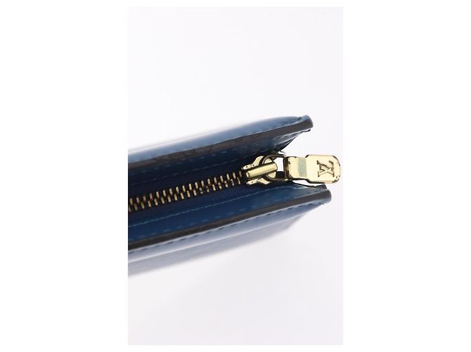 LOUIS VUITTON Epi Trousse Crete Pouch Blue M48405 LV Auth mr2757 - vista 9