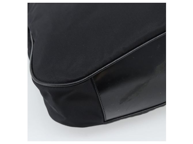 Bolsa de Mão GUCCI Bamboo Nylon 2way Preto Prata 001 1577 2615 Auth gh2147 - vista 10