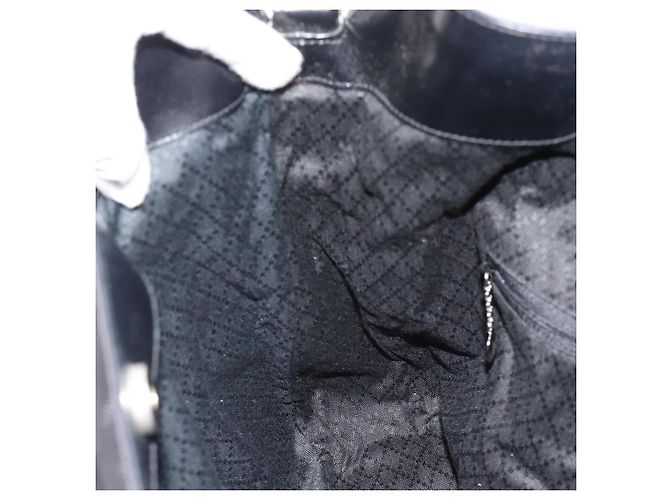 Bolsa de Mão GUCCI Bamboo Nylon 2way Preto Prata 001 1577 2615 Auth gh2147 - vista 20