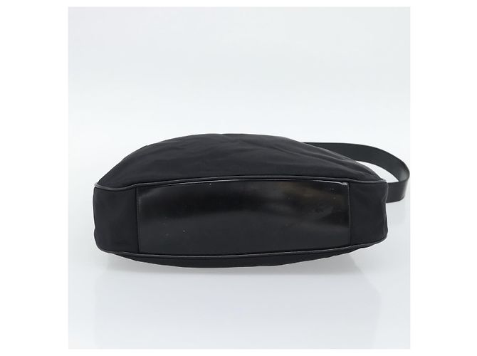 Bolsa de Mão GUCCI Bamboo Nylon 2way Preto Prata 001 1577 2615 Auth gh2147 - vista 5