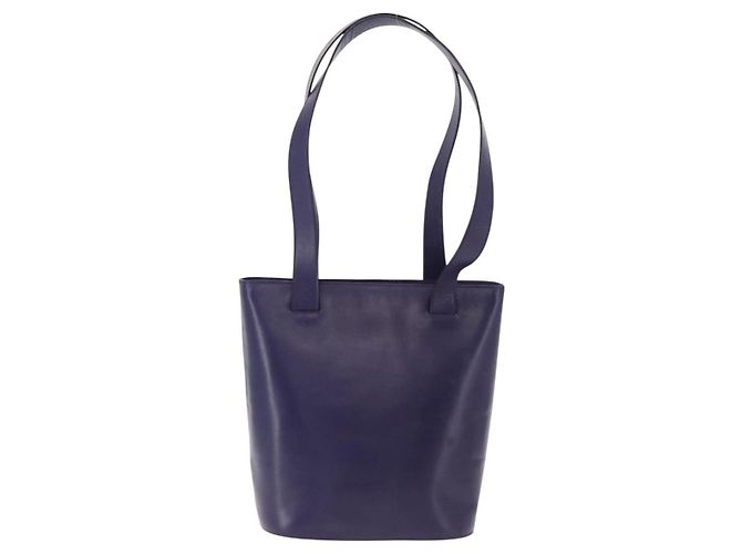 Céline Borsa a Spalla CELINE Circle in Pelle Viola e Oro Auth bs36092A D'oro Porpora - vista 2