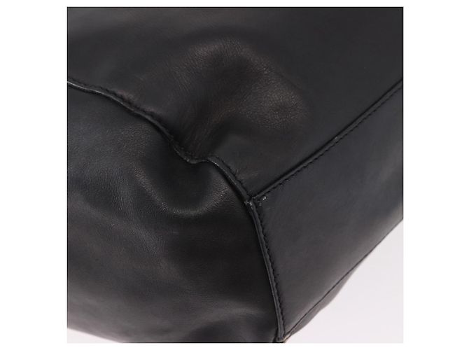 Céline Borsa CELINE in pelle nera e oro Auth bs36094V Nero D'oro - vista 16