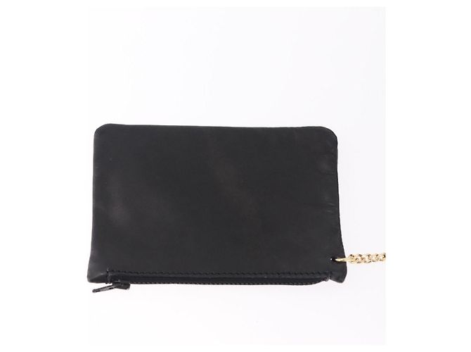 Céline Borsa CELINE in pelle nera e oro Auth bs36094V Nero D'oro - vista 21