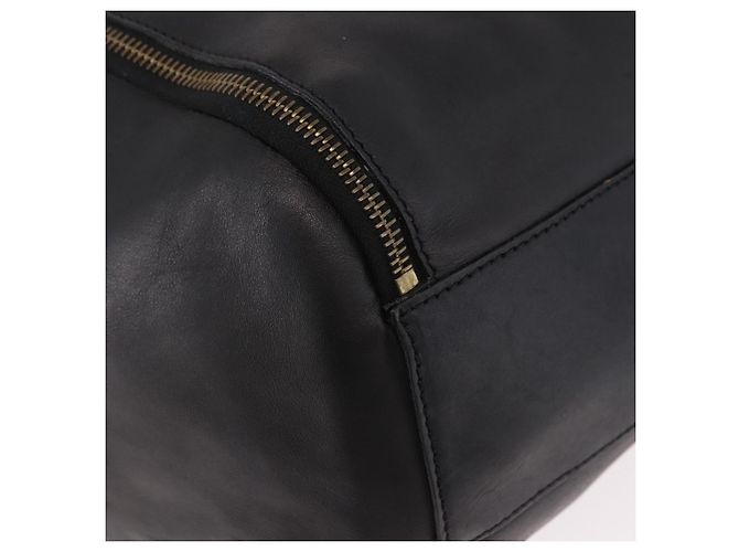 Céline Borsa CELINE in pelle nera e oro Auth bs36094V Nero D'oro - vista 8