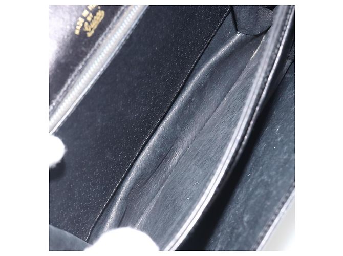 GUCCI Handtasche aus Leder Schwarz Gold 319795 Auth 192984A Golden - Ansicht 10