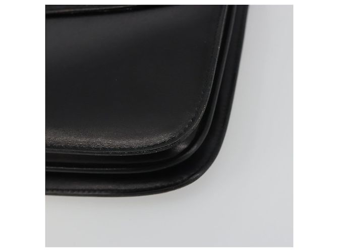 GUCCI Handtasche aus Leder Schwarz Gold 319795 Auth 192984A Golden - Ansicht 15