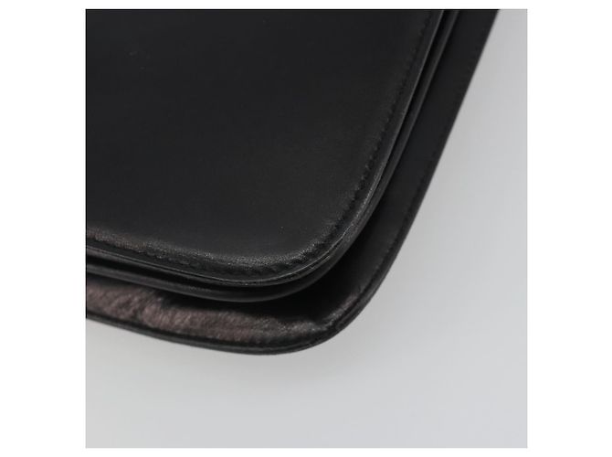 GUCCI Handtasche aus Leder Schwarz Gold 319795 Auth 192984A Golden - Ansicht 18