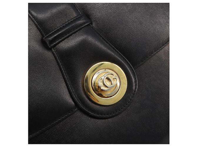 GUCCI Handtasche aus Leder Schwarz Gold 319795 Auth 192984A Golden - Ansicht 19
