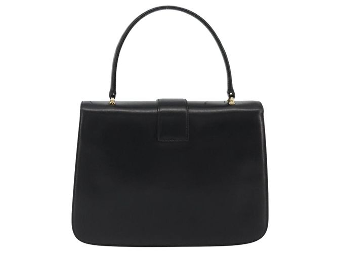 GUCCI Handtasche aus Leder Schwarz Gold 319795 Auth 192984A Golden - Ansicht 2