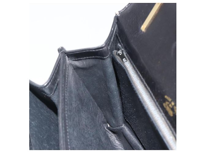 GUCCI Handtasche aus Leder Schwarz Gold 319795 Auth 192984A Golden - Ansicht 21