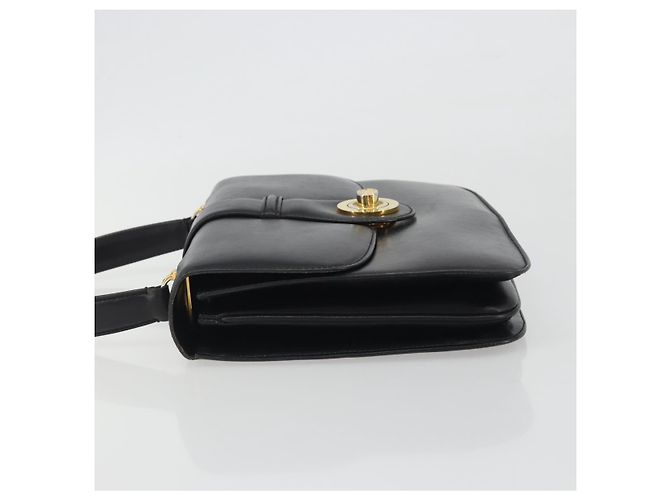 GUCCI Handtasche aus Leder Schwarz Gold 319795 Auth 192984A Golden - Ansicht 4