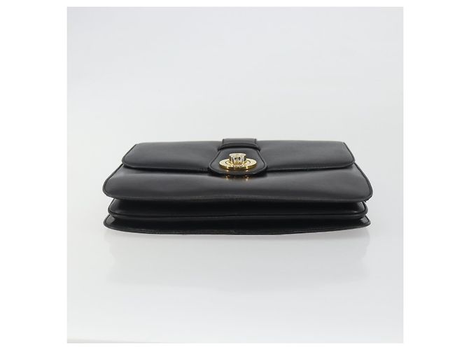 GUCCI Handtasche aus Leder Schwarz Gold 319795 Auth 192984A Golden - Ansicht 5