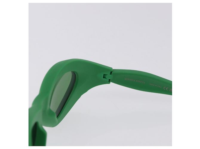 Óculos de sol BOTTEGA VENETA Rubber Green Auth bs36263M Verde - vista 7