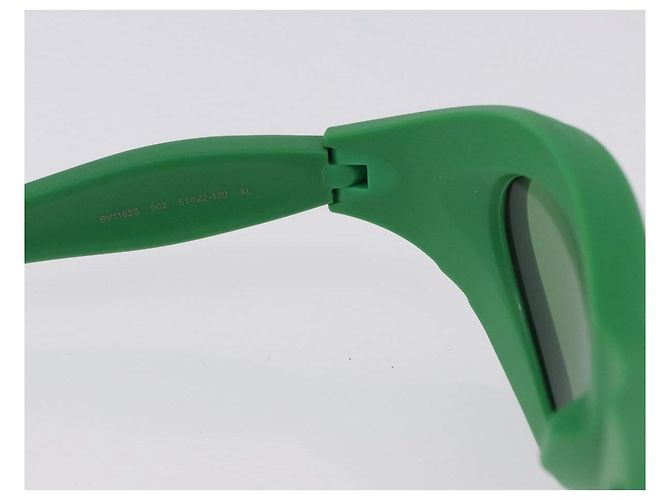 Óculos de sol BOTTEGA VENETA Rubber Green Auth bs36263M Verde - vista 8