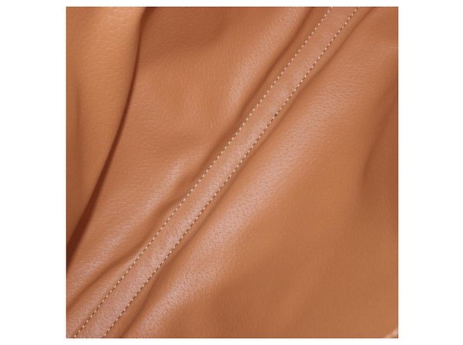 Céline Clutch CELINE Macadam in PVC e pelle marrone con finiture dorate Auth 192724A - vista 10