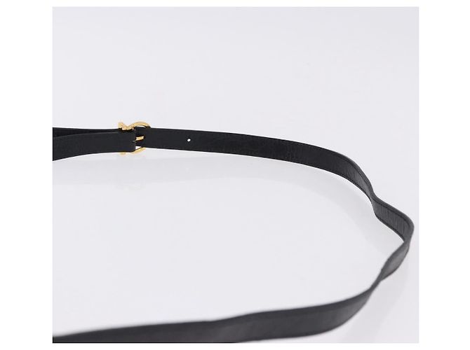 Borsa a Spalla Salvatore Ferragamo Vala in Pelle Goffrata Nera e Oro Auth ka5282 Nero D'oro - vista 8