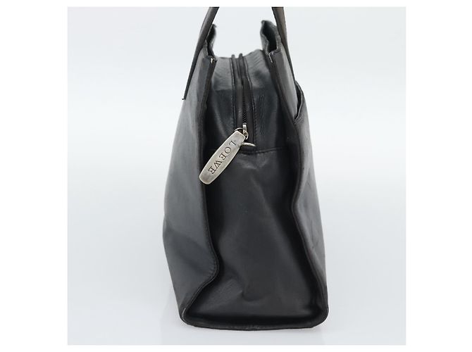 Borsa a mano LOEWE in pelle grigio argento Auth 192826A Marrone - vista 3